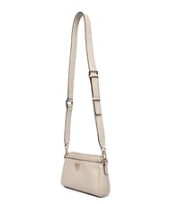 GUESS CRESIDIA 2 Sac bandouli&egrave;re pivoine avec logo en relief logo blanc cass&eacute; - Sacs pour Femme - 4