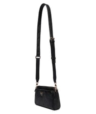 GUESS CRESIDIA 2 Sac bandouli&egrave;re pivoine avec logo en relief logo noir - Sacs pour Femme - 4