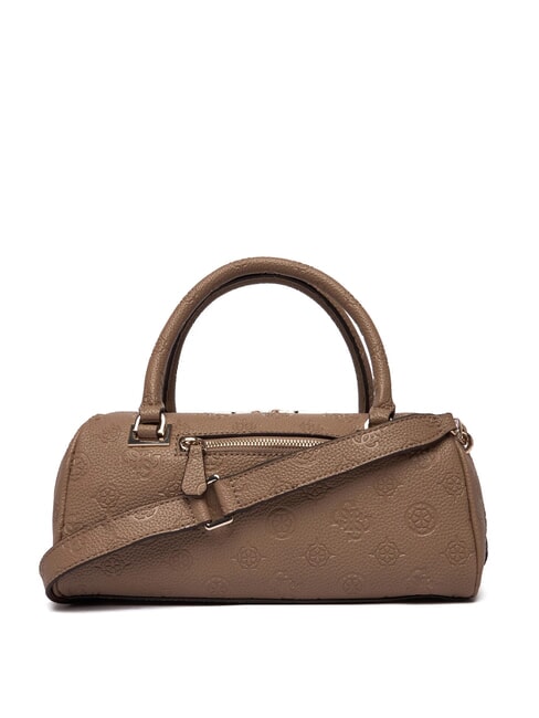 CRESIDIA 2 Sac bandouli&egrave;re avec bandouli&egrave;re logo taupe fonc&eacute; - Sacs pour Femme