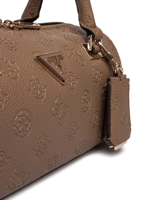 CRESIDIA 2 Sac bandouli&egrave;re avec bandouli&egrave;re logo taupe fonc&eacute; - Sacs pour Femme