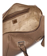 GUESS CRESIDIA 2 Sac bandouli&egrave;re avec bandouli&egrave;re logo taupe fonc&eacute; - Sacs pour Femme - 5