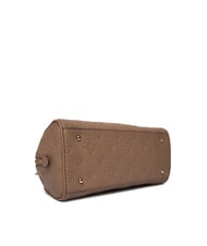 GUESS CRESIDIA 2 Sac bandouli&egrave;re avec bandouli&egrave;re logo taupe fonc&eacute; - Sacs pour Femme - 6