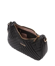 LIUJO LOGO sac bandouli&egrave;re NOIR - Sacs pour Femme - 3