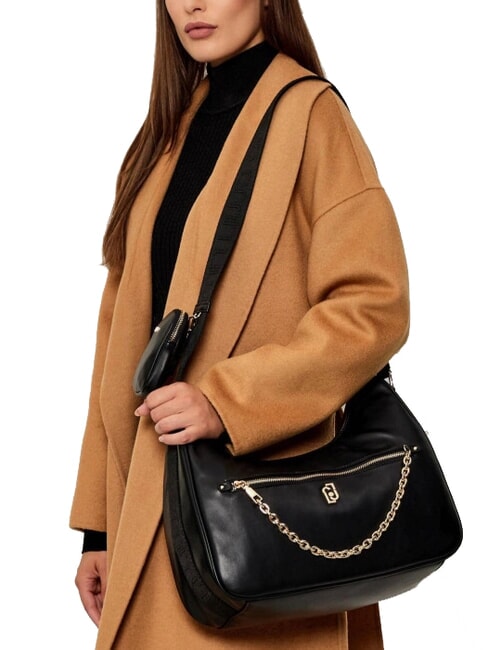 HALONA sac bandouli&egrave;re NOIR - Sacs pour Femme