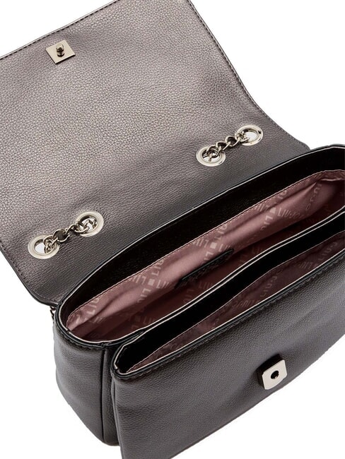 CALIWEN Sac bandouli&egrave;re convertible avec cha&icirc;ne anthracite rencontr&eacute;. - Sacs pour Femme