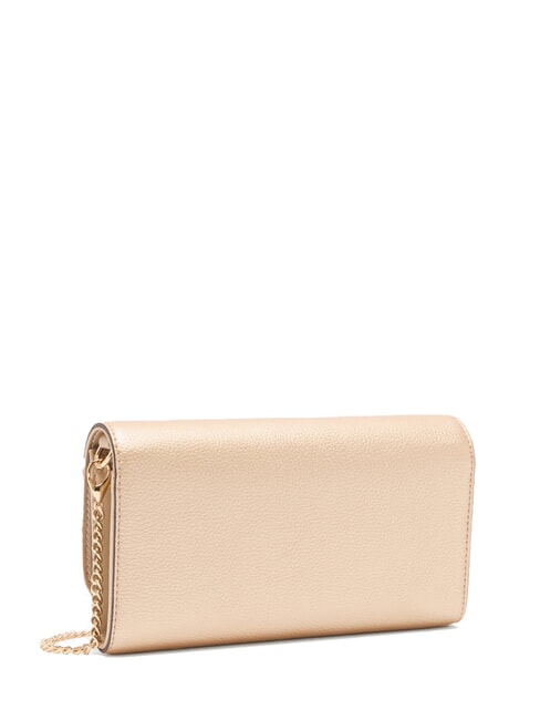 EVRIM Portefeuille / Sac bandouli&egrave;re Or clair - Portefeuilles Femme