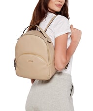 LIUJO MANHATTAN Sac &agrave; dos rond moyen avec poche sable - Sacs pour Femme - 5