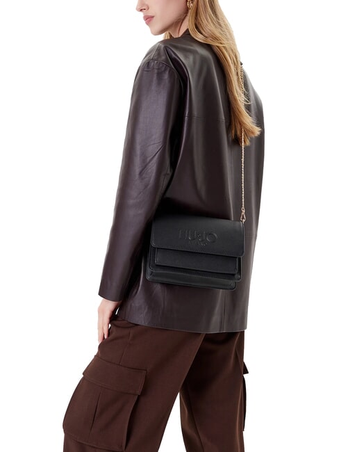 HALONA sac bandouli&egrave;re NOIR - Sacs pour Femme