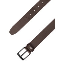 TOMMY HILFIGER ADAN Ceinture en cuir cognac / mono de canne &agrave; sucre - Ceintures - 3