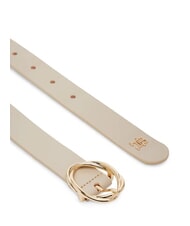 TOMMY HILFIGER TH CHIC Ceinture en cuir pour femme canne &agrave; sucre - Ceintures - 2