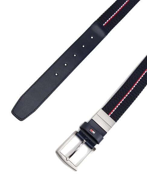 REVERSIBLE Ceinture en tissu double face bleu espace - Ceintures