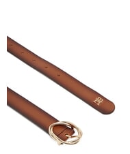TOMMY HILFIGER TH CHIC BURNISHED Ceinture en cuir pour femme - Ceintures