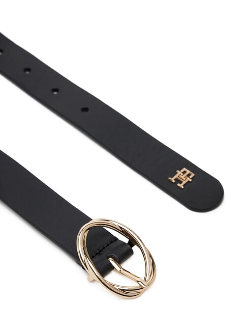 TH CHIC Ceinture en cuir pour femme noir - Ceintures