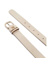 TOMMY HILFIGER TH ESSENTIAL Ceinture en cuir nubuck pour femme santal - Ceintures - 3