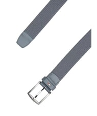 TOMMY HILFIGER DENTON ELASTIC Ceinture en tissu tiss&eacute; pour homme gris couvert - Ceintures - 2