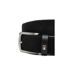 TOMMY HILFIGER DENTON ELASTIC Ceinture en tissu tiss&eacute; pour homme noir - Ceintures - 3