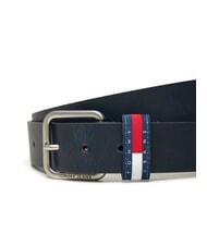 TOMMY HILFIGER TOMMY JEANS RYAN Ceinture en cuir marine nuit noire - Ceintures - 3