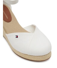 TOMMY HILFIGER TH espadrilles compens&eacute;es &eacute;cru - Chaussures Femme - 3