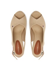 TOMMY HILFIGER TH Espadrilles compens&eacute;es hautes raifort - Chaussures Femme - 3