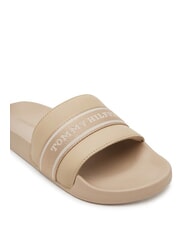 TOMMY HILFIGER TH Pantoufle pour femme avec ruban logot&eacute; raifort - Chaussures Femme - 4