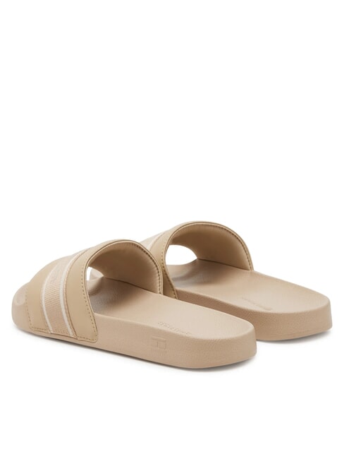 TH Pantoufle pour femme avec ruban logot&eacute; raifort - Chaussures Femme