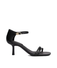 TOMMY HILFIGER TH Sandales montantes en cuir avec bride noir - Chaussures Femme - 2