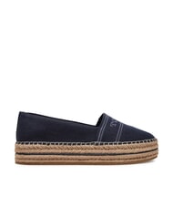 TOMMY HILFIGER TH Espadrilles compens&eacute;es en toile bleu espace - Chaussures Femme - 2