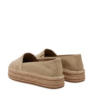 TOMMY HILFIGER TH Espadrilles compens&eacute;es en toile raifort - Chaussures Femme - 5