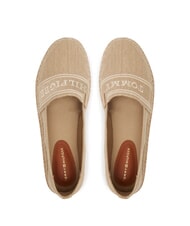 TOMMY HILFIGER TH Espadrilles compens&eacute;es en toile raifort - Chaussures Femme - 4