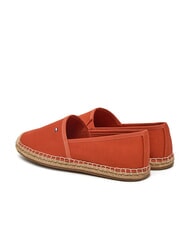 TOMMY HILFIGER TH Espadrilles en toile pour femmes rouge - Chaussures Femme - 5