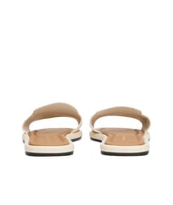 TOMMY HILFIGER TH Pantoufles en cuir avec logo mousseline - Chaussures Femme - 5