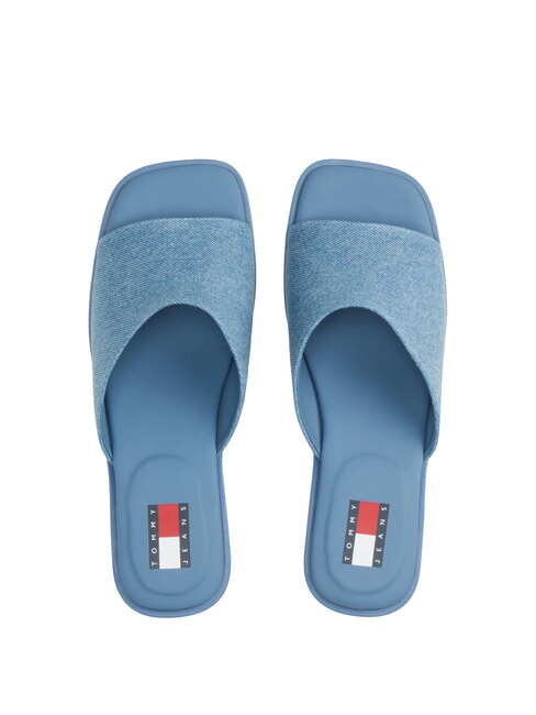 NOHO Pantoufles &agrave; petits talons denim - Chaussures Femme