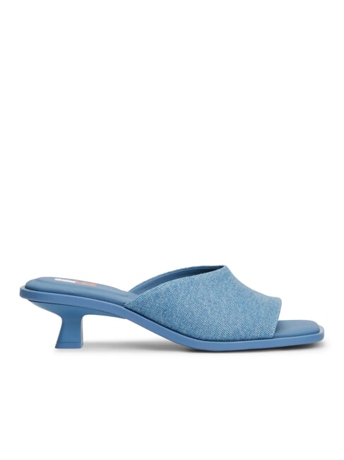 NOHO Pantoufles &agrave; petits talons denim - Chaussures Femme