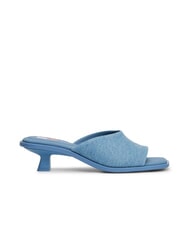 TOMMY HILFIGER NOHO Pantoufles &agrave; petits talons denim - Chaussures Femme - 4