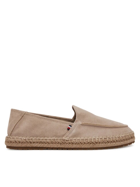 TH FLEX Espadrilles en cuir su&eacute;d&eacute; beige - Chaussures Homme