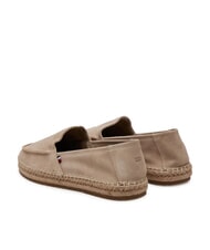 TOMMY HILFIGER TH FLEX Espadrilles en cuir su&eacute;d&eacute; beige - Chaussures Homme - 5