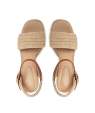 TOMMY HILFIGER TH ROPE sandales compens&eacute;es hautes raifort - Chaussures Femme - 3