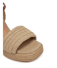 TOMMY HILFIGER TH ROPE sandales compens&eacute;es hautes raifort - Chaussures Femme - 4