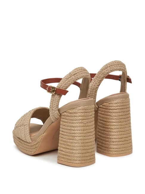 TH ROPE sandales compens&eacute;es hautes raifort - Chaussures Femme