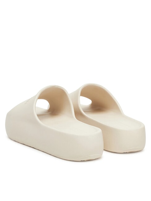 CHUNKY POOL SLIDE Pantoufles &agrave; plateforme pour femmes papier journal - Chaussures Femme