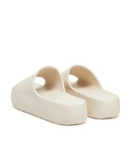 TOMMY HILFIGER CHUNKY POOL SLIDE Pantoufles &agrave; plateforme pour femmes papier journal - Chaussures Femme - 5