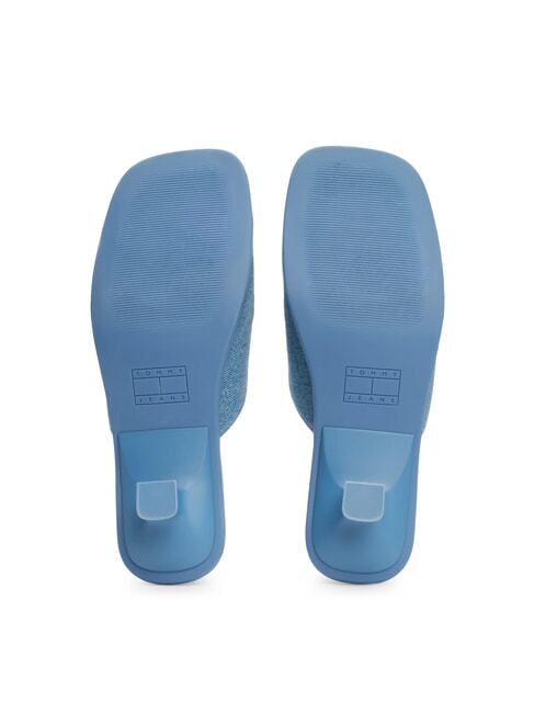 NOHO Pantoufles &agrave; petits talons denim - Chaussures Femme