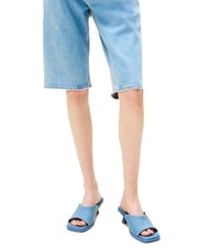 TOMMY HILFIGER NOHO Pantoufles &agrave; petits talons denim - Chaussures Femme - 7