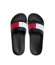 TOMMY HILFIGER TH FLAG POOL Pantoufles pour hommes noir - Chaussures Homme - 3