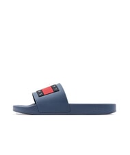 TOMMY HILFIGER TOMMY JEANS Pool Slide Chaussons en caoutchouc c&ocirc;te bleue - Chaussures Homme - 4