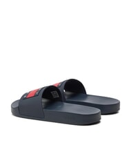 TOMMY HILFIGER TOMMY JEANS Pool Slide Chaussons en caoutchouc marine nuit noire - Chaussures Homme - 5