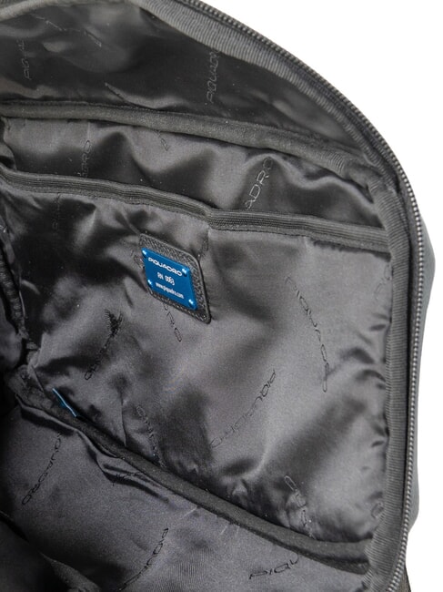 X1 Sac &agrave; dos en cuir &agrave; une bandouli&egrave;re Noir - Sacs en Bandouli&egrave;res pour Homme