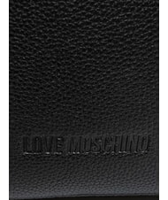 LOVE MOSCHINO SQUARE Sac de courses avec anses en cha&icirc;ne Noir - Sacs pour Femme - 3