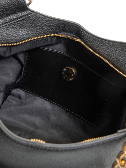 SQUARE Sac de courses avec anses en cha&icirc;ne Noir - Sacs pour Femme