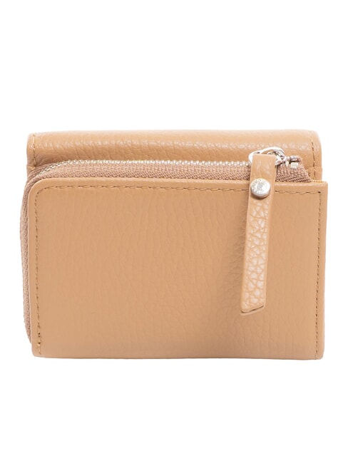 WALLETS GRAIN Petit portefeuille en cuir grain&eacute; argile - Portefeuilles Femme